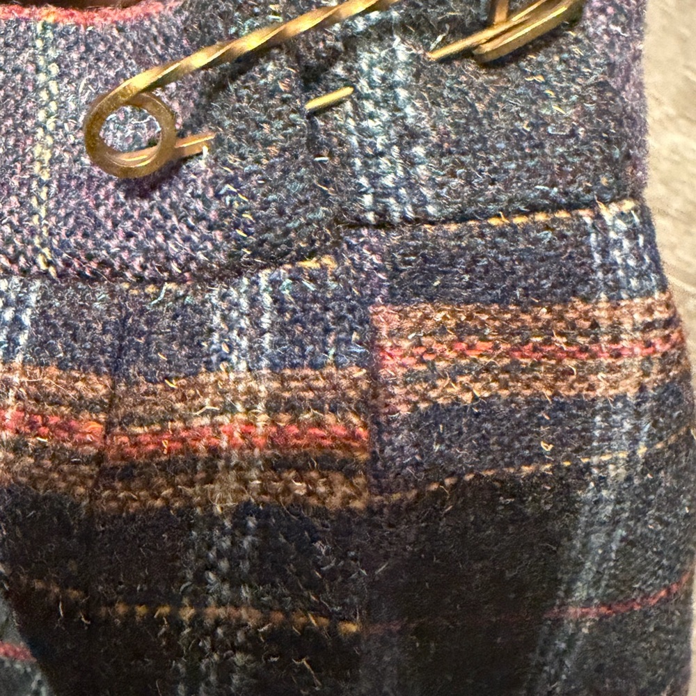 Vintage Breckenridge Quarter-pleated wool skirt - Picture 5 of 7